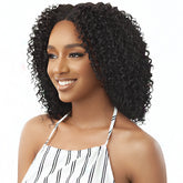 Outre Human Hair Premium Blend U Part Cap Leave Out Wig CURLY TWIST 14